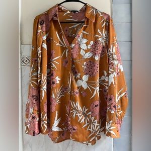 Express floral blouse
